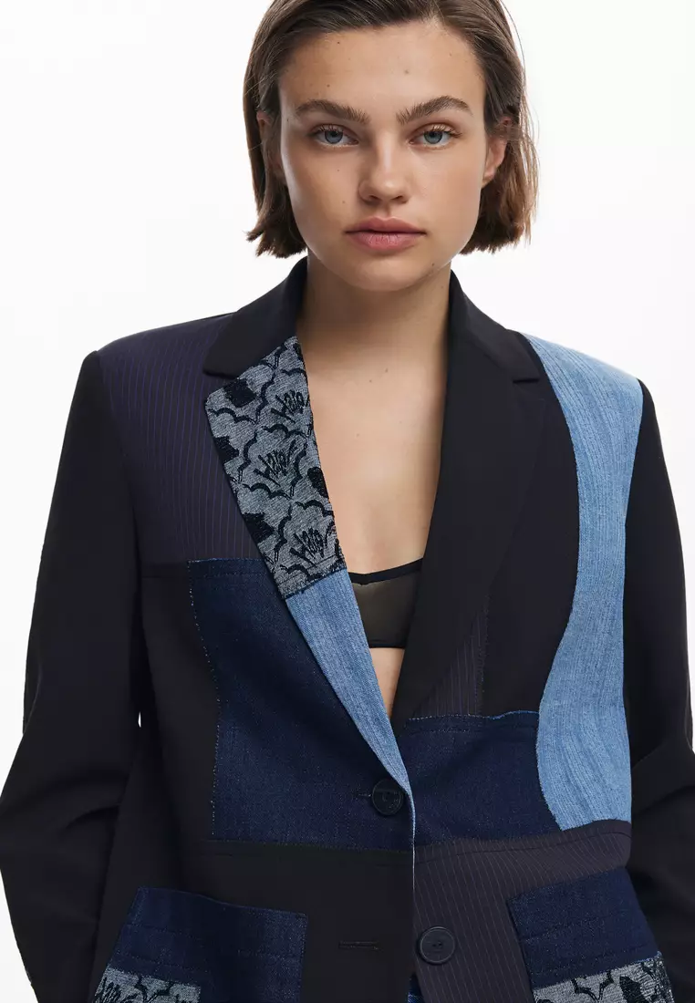 Patchwork blazer