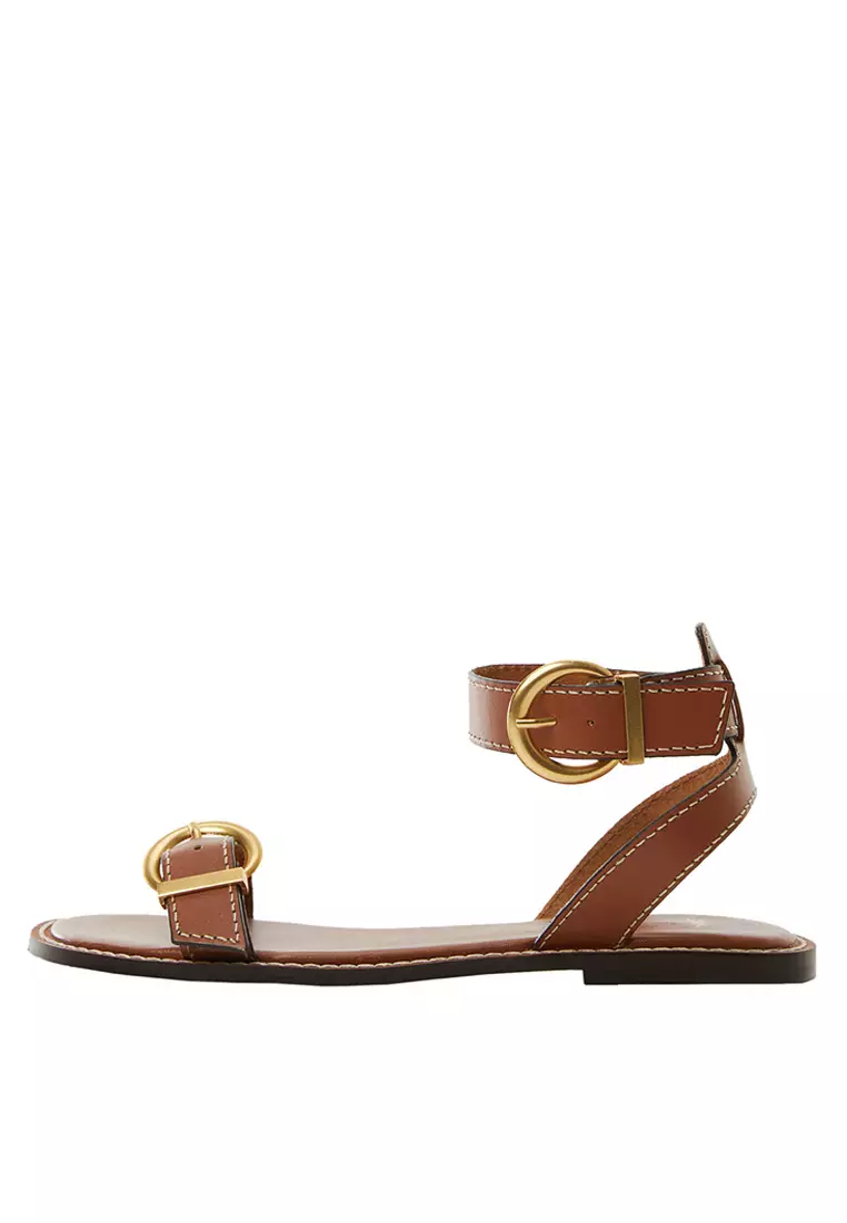 Discount on Mango  shoes - SKU: Ankle Straps Sandals