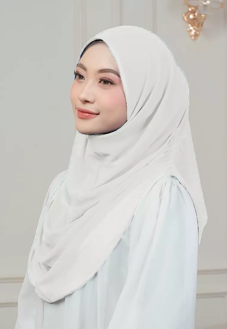 HIJAB INSTAN AURORA - WHITE