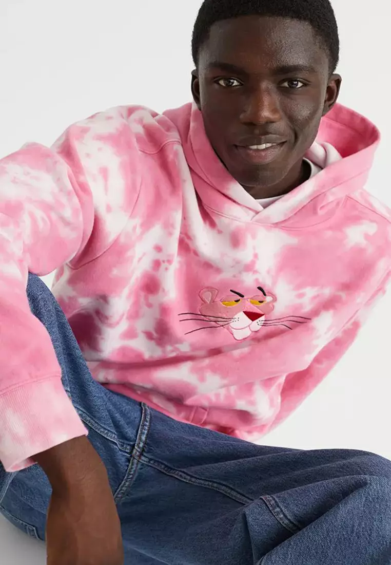 H&m pink 2025 panther hoodie