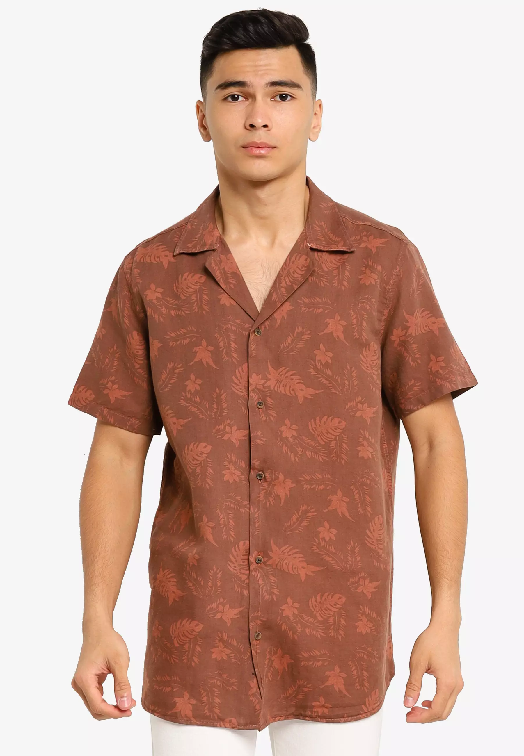 Maroon short sleeve hotsell button up