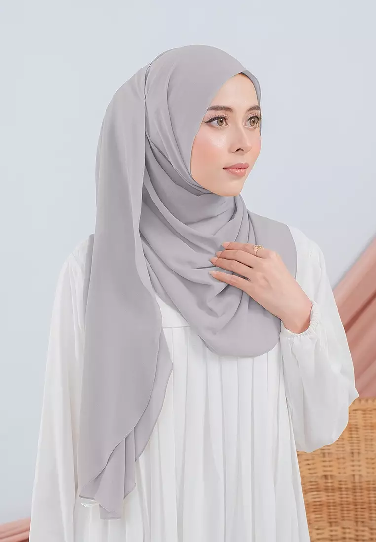 HIJAB INSTAN SABIYA - GREY