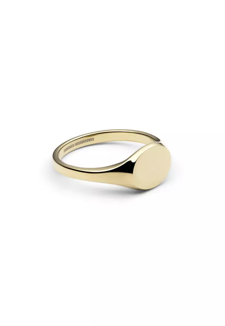 Classic Mini Signet Ring Gold - Unisex Ring for women and men stainless steel Ring DW Official Authentic Original