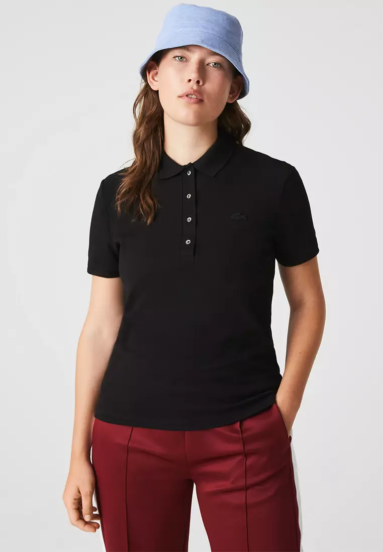 Women's Slim fit Stretch Cotton Piqué Polo