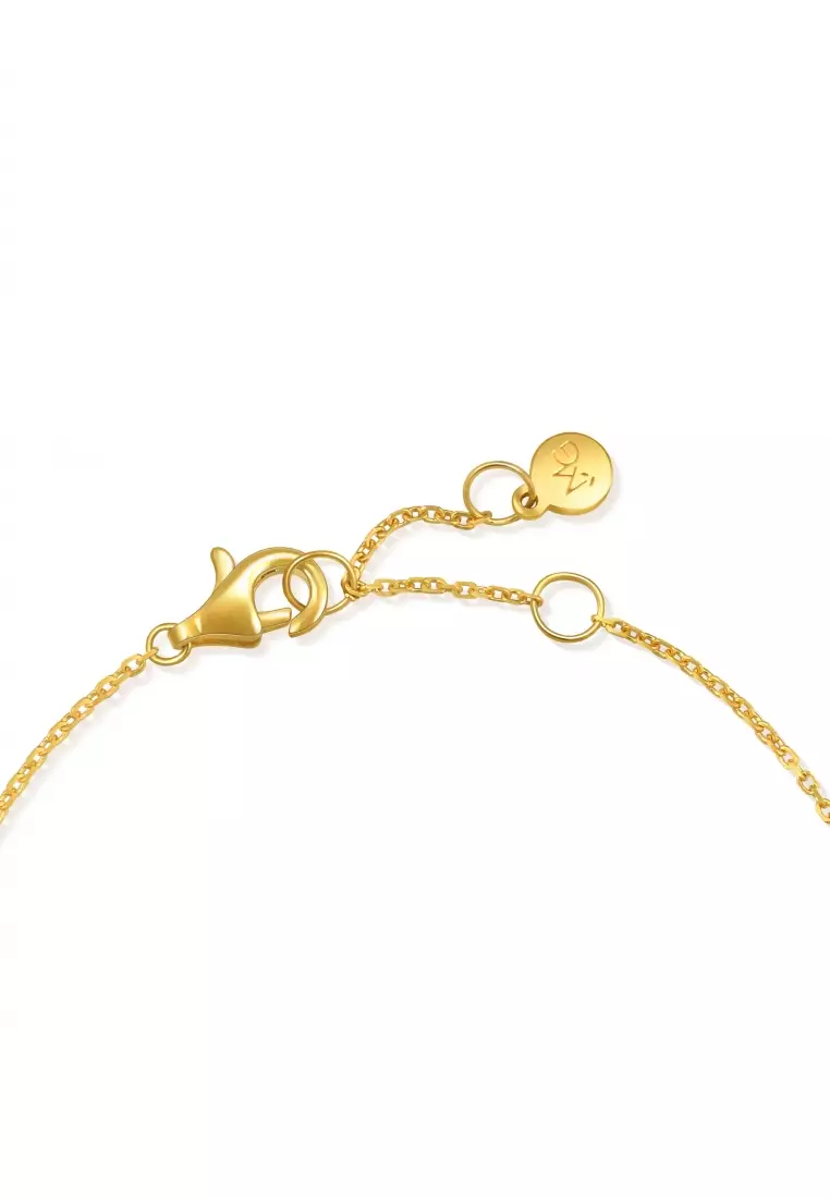 999 Gold Diamond Bracelet for Women 18cm 94461B