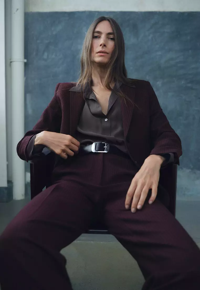 Straight-Fit Suit Jacket