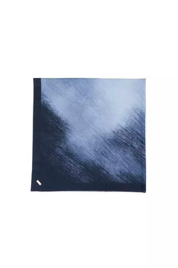 MINIMAL - Zaanera - Scarfs Motif Gradasi - White Warna White