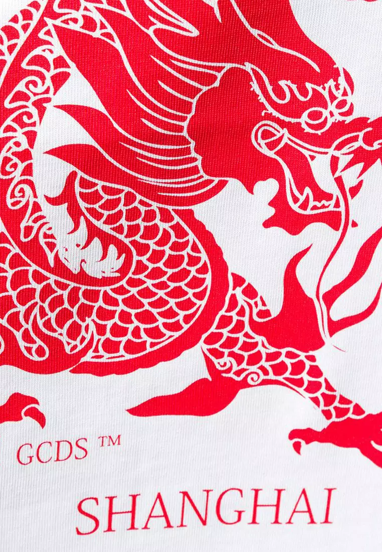 Shanghai print T-shirt in White