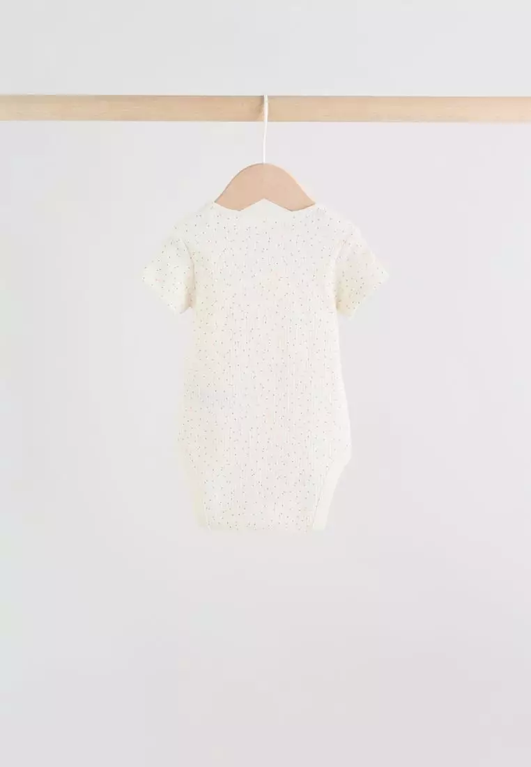 Baby Short Sleeve Bodysuits 5 Pack