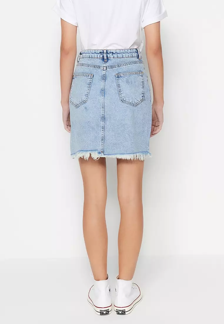 Ripped skirt on sale