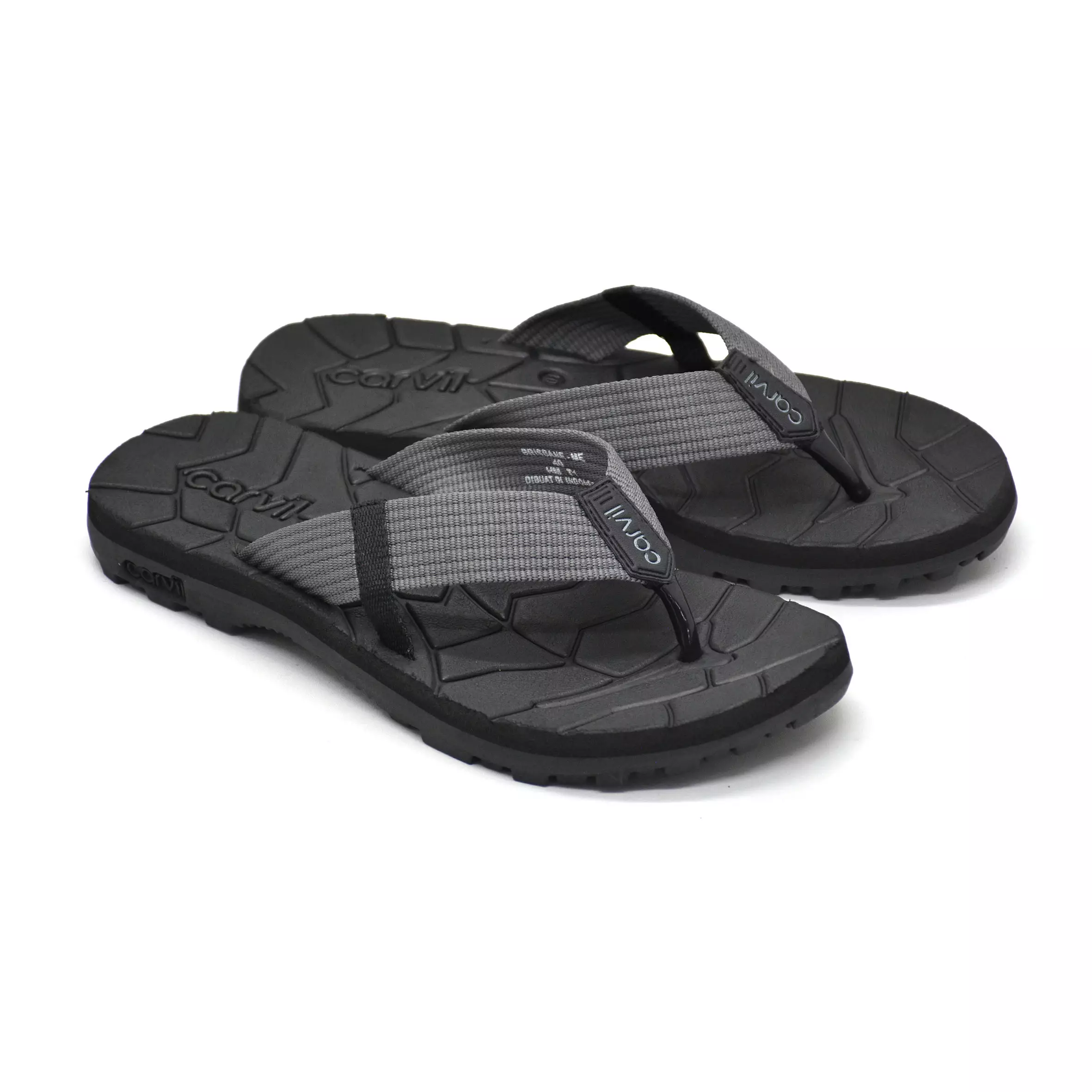 Carvil Sandal Pria Brisbane-Me Grey