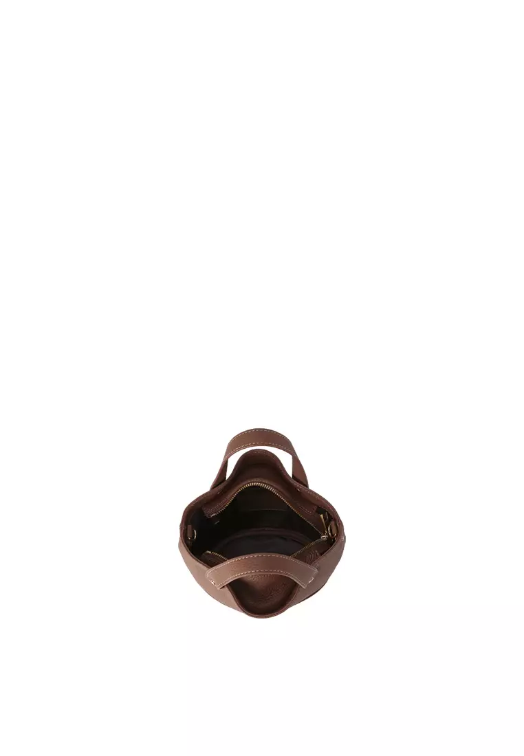 [Online Exclusive] JULIANA Mini Bucket Bag - Caramel