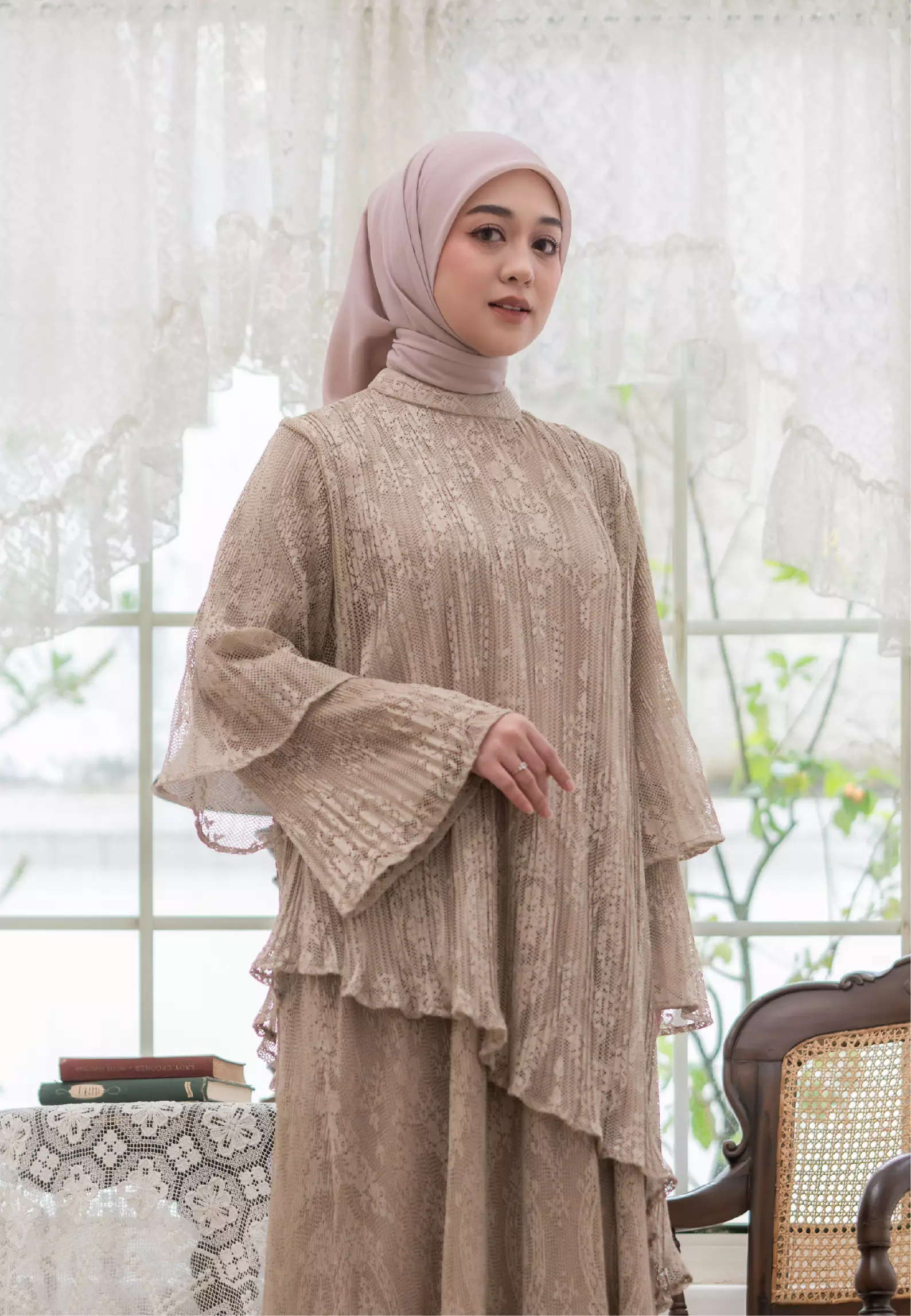 Damara Dress - Stone