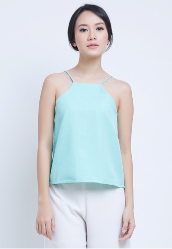 Marigold Top Pale Green