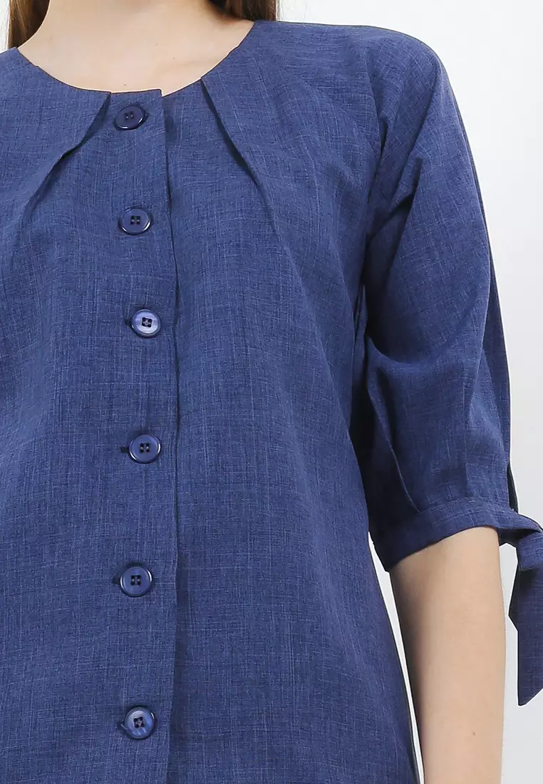 Katrina Blouse In Navy