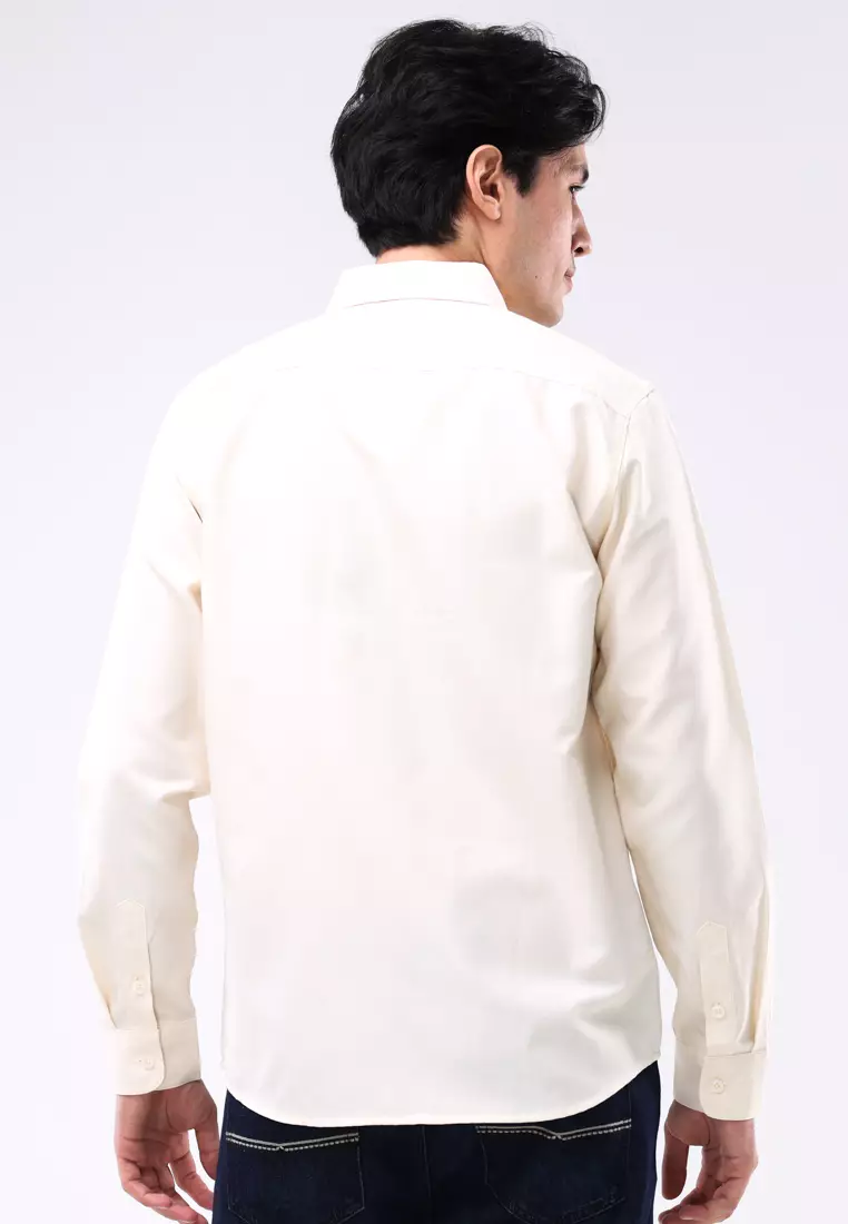 Woven Polo Long Sleeves