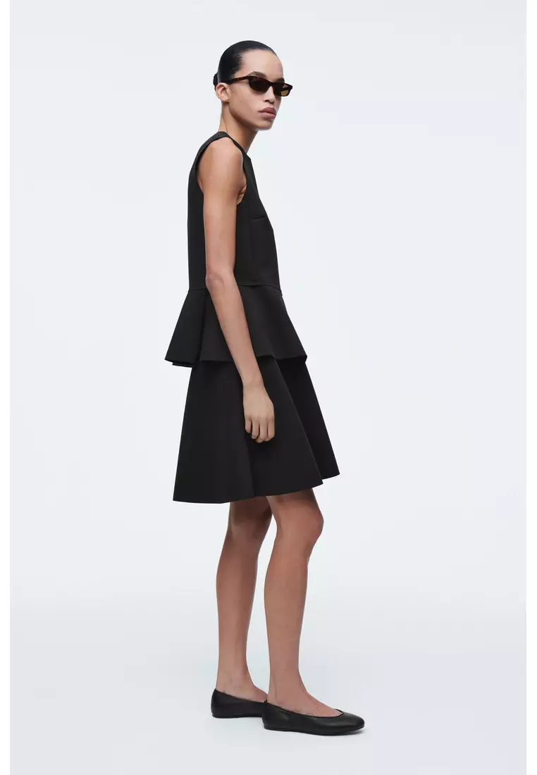Buy COS A-LINE SCUBA MINI SKIRT Online | ZALORA Malaysia