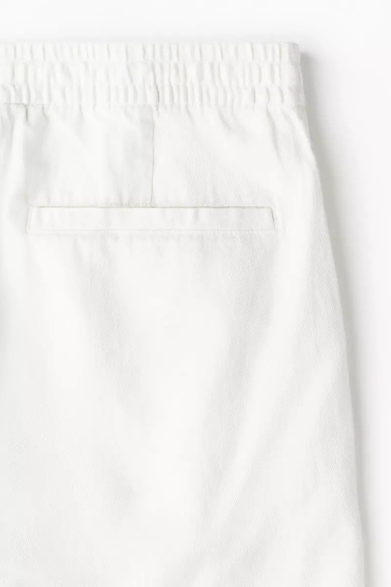 Relaxed Fit Linen-blend shorts