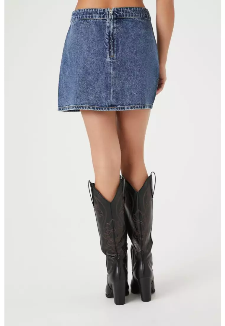 Rhinestone skirt forever 21 2025
