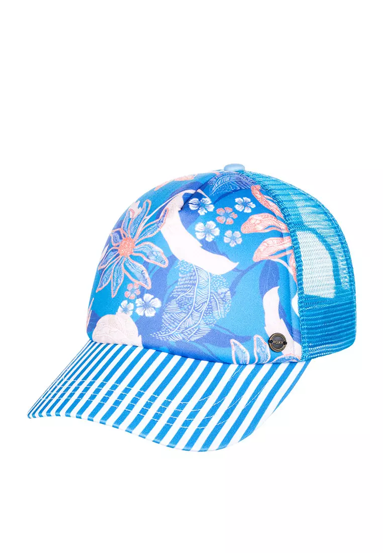 Blue | Womens Roxy Caps & Hats Women Dream Like A Travel Straw Boat Hat  Dress Blues | Navigate FP