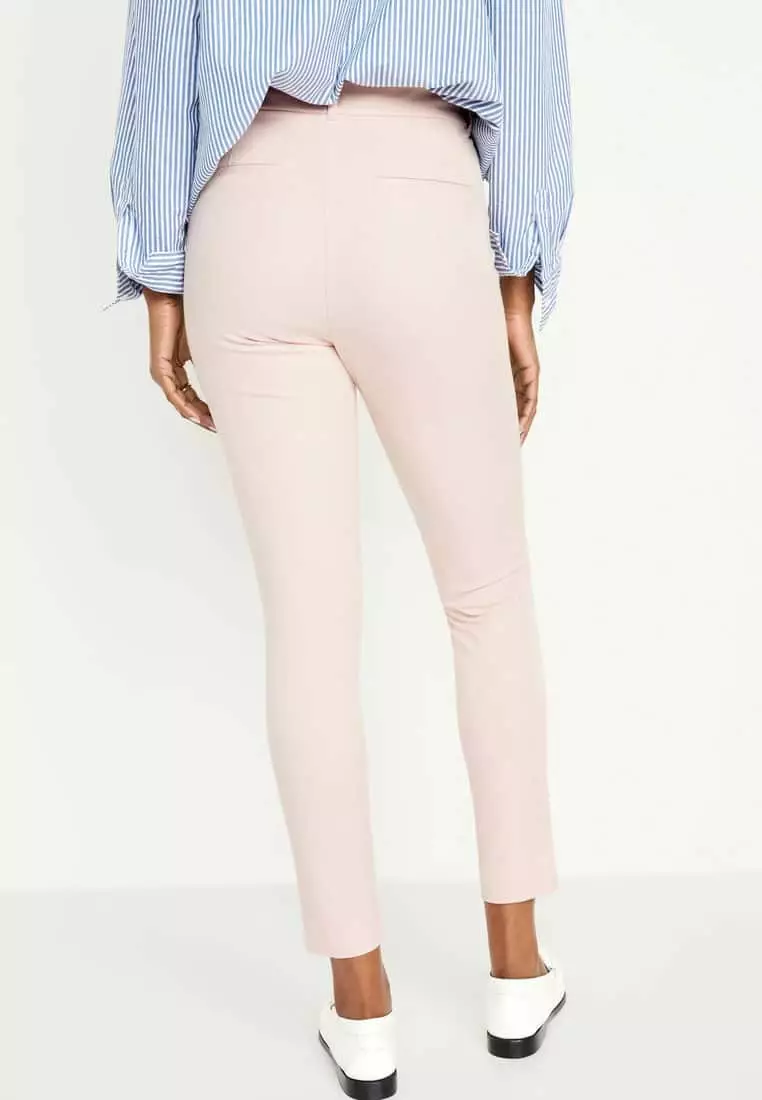 High-Waisted Pixie Skinny Ankle Pants For Women