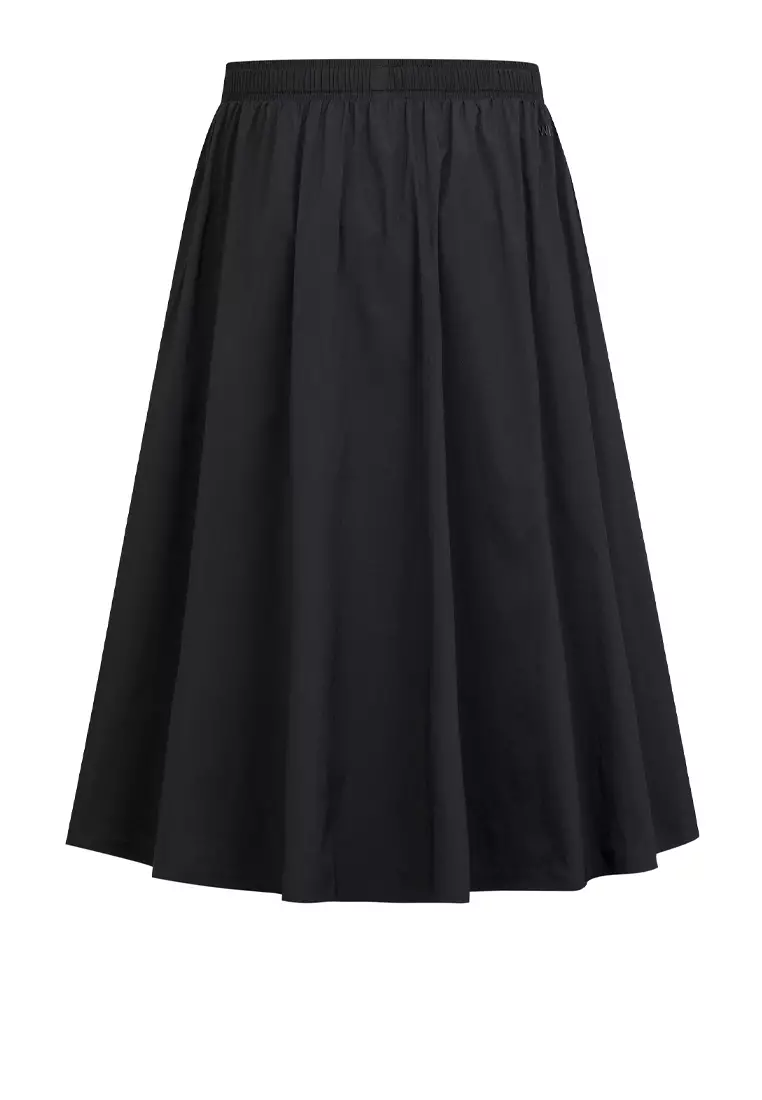 WOMEN'S BELTED MIDI SKIRT