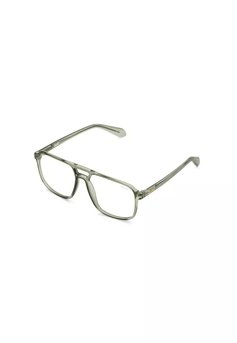 On The Fly Blue Light Glasses - Green/Clear