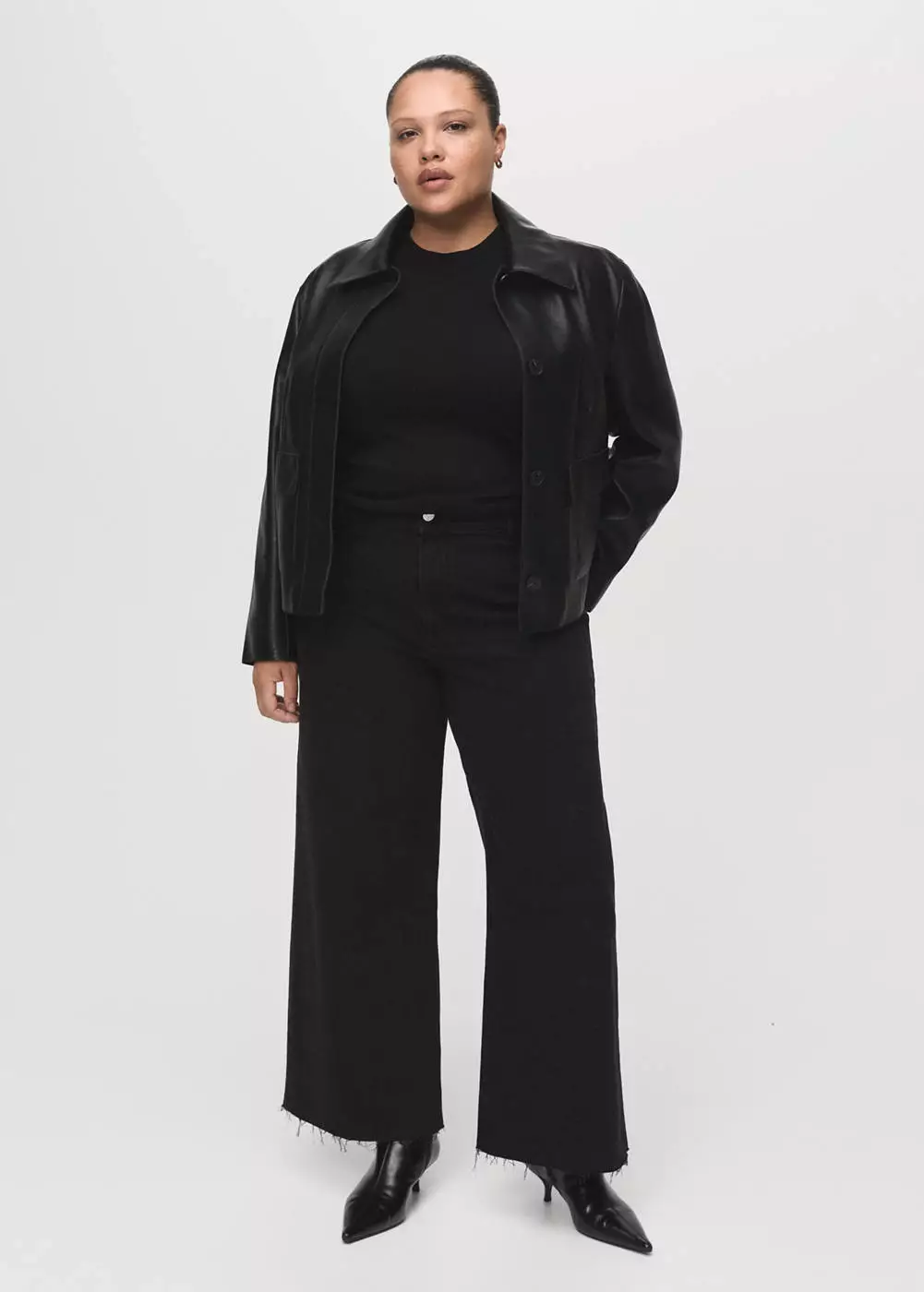 Jeans high-rise kulot Catherin