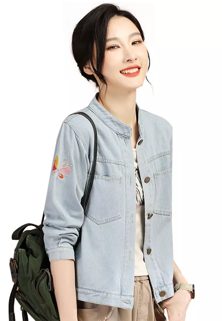 Girls embroidered jacket online