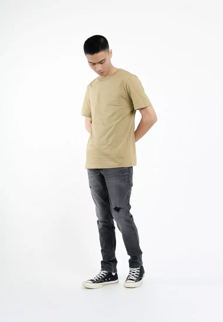 Greenlight Men's T-Shirt Short Sleeve Slim Fit Basic Cotton Dwayne C430924