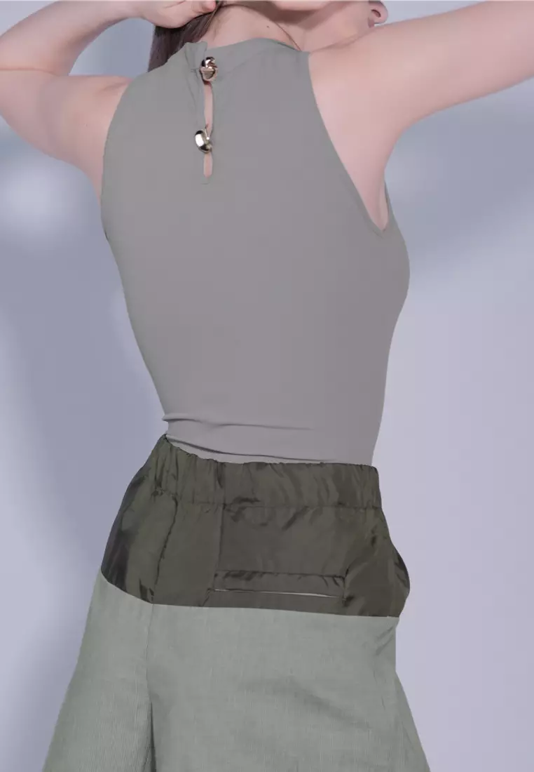 Dame Sleeveless Bodysuit Top