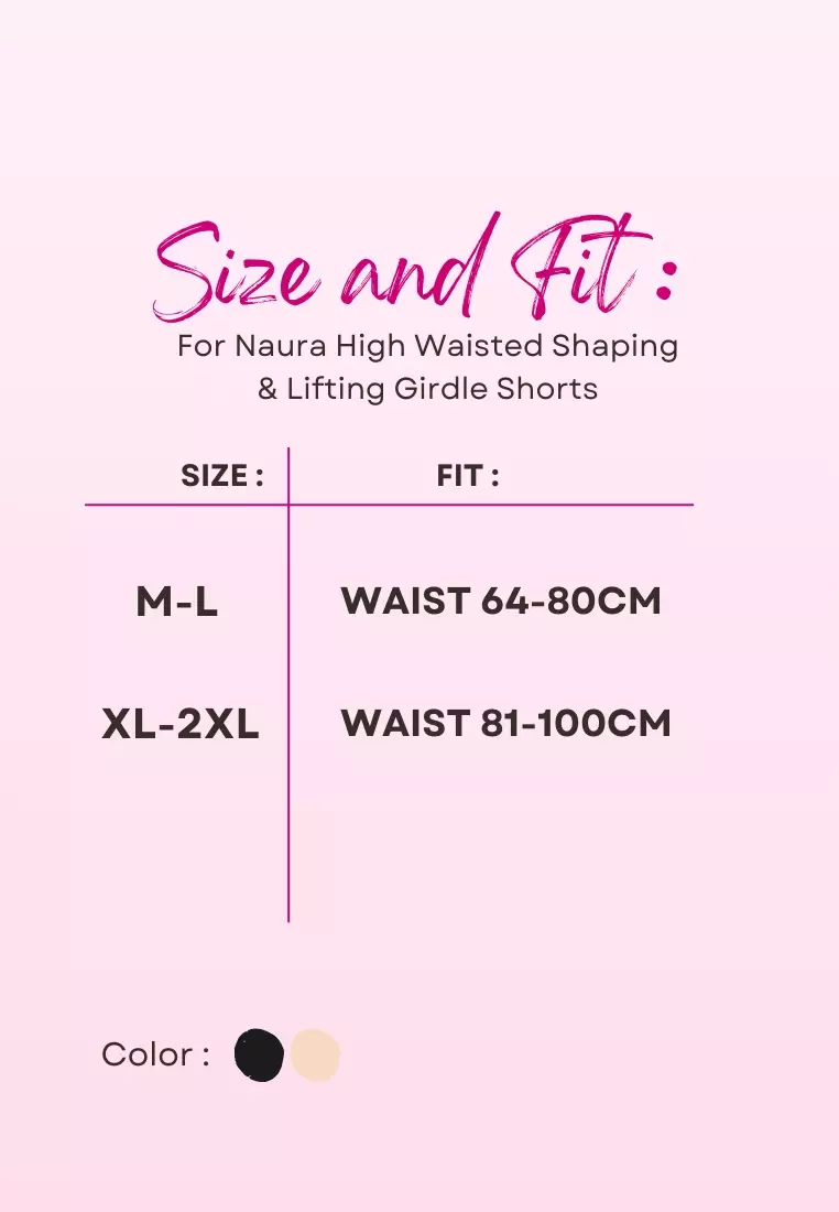 2 Pack Premium Naura High Waisted Shaping & Lifting Girdle Shorts in Black