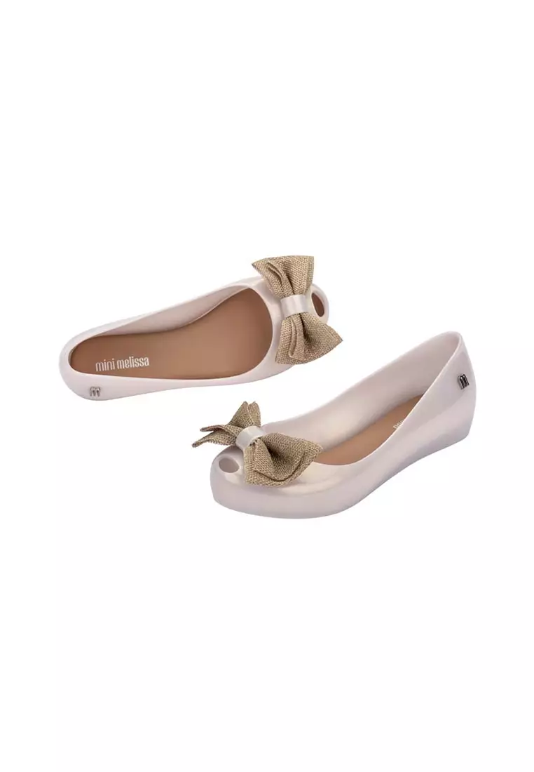 Mini Melissa Girls Ultragirl Sweet XII Shoes in Silver