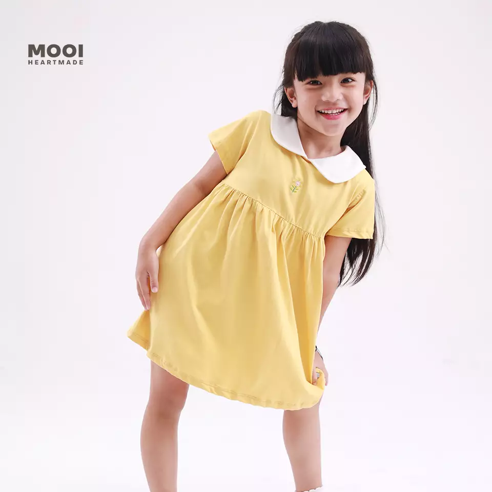 Mooi Dress Anak Perempuan Sera Dress - Magenta