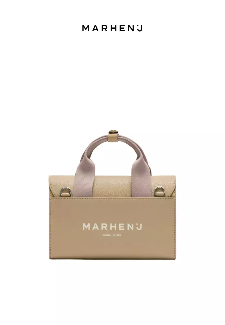 LUDY Vegan Leather Crossbody Bag Sand Beige