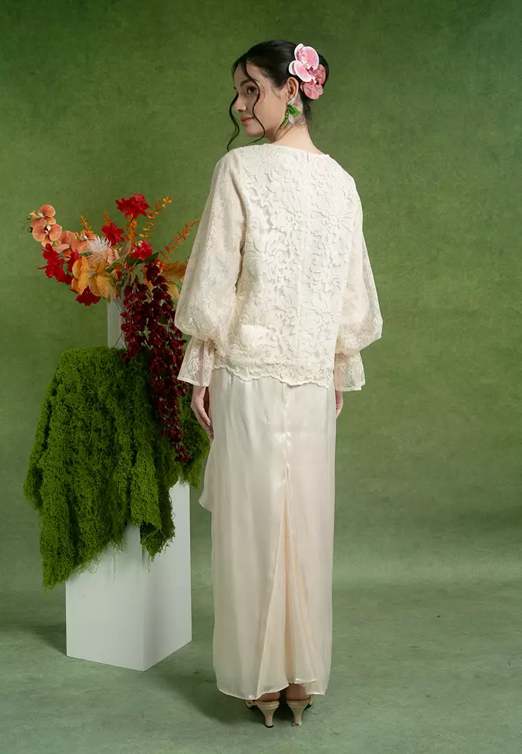 Shira Kurung Modern with Drape Skirt