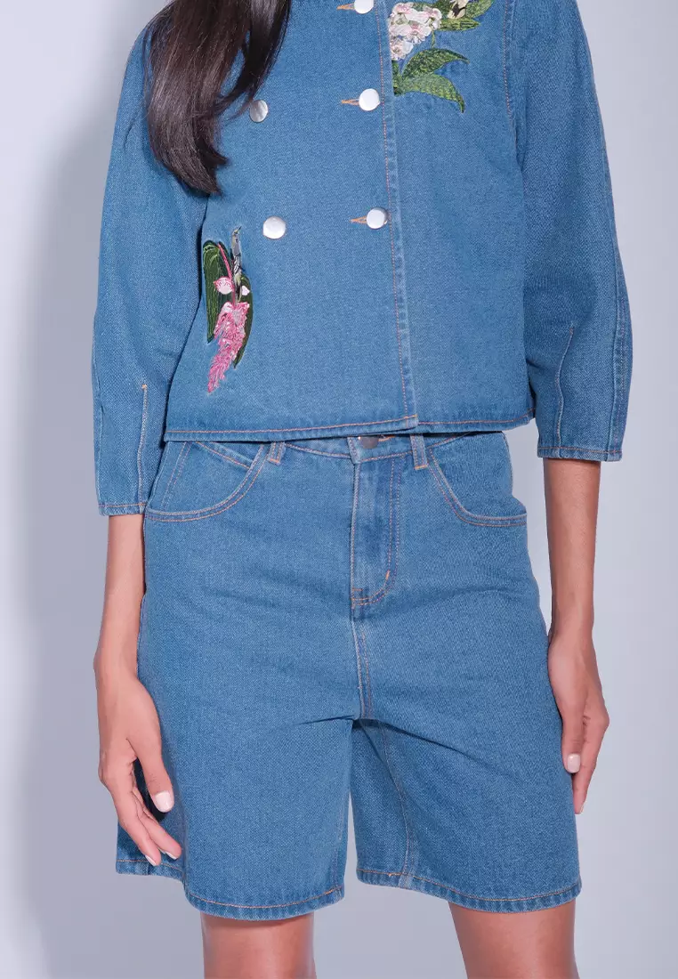 DNM Studios x Raxenne Kingfisher Shorts W/ Embro