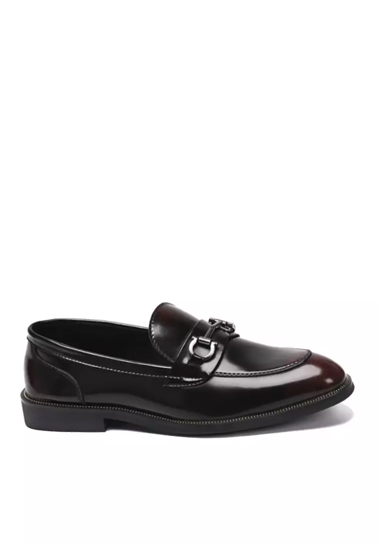 Discount on Twenty Eight Shoes  shoes - SKU: VANSA  Leather Buckle Slip-on Loafer Shoes VSM-F168814