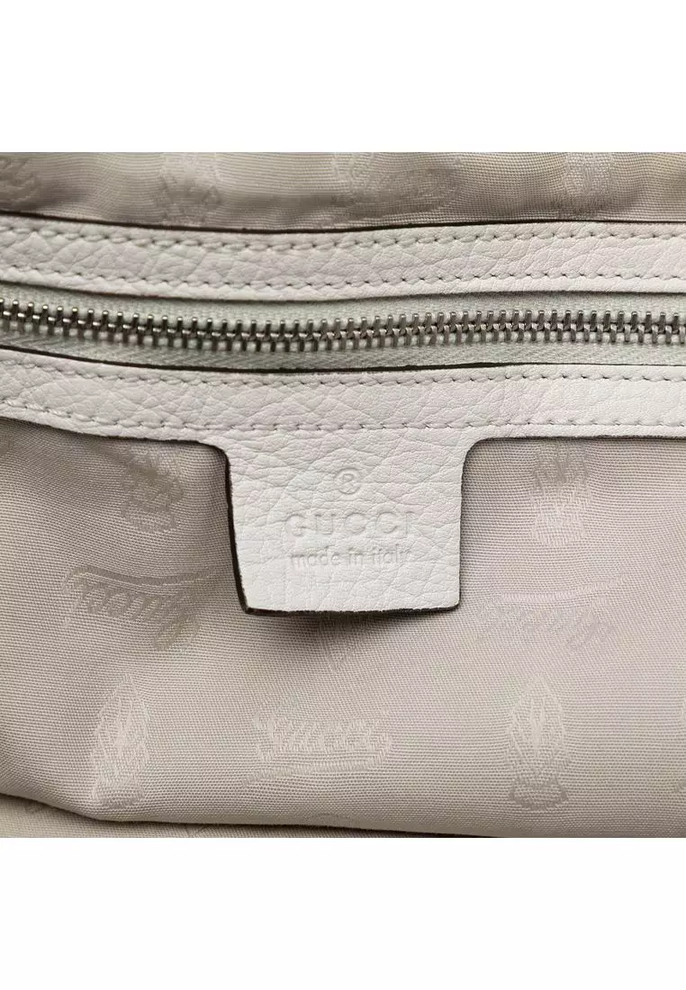 Buy Gucci Pre-Loved Gucci Medium Leather Bamboo Bar Tote 2026