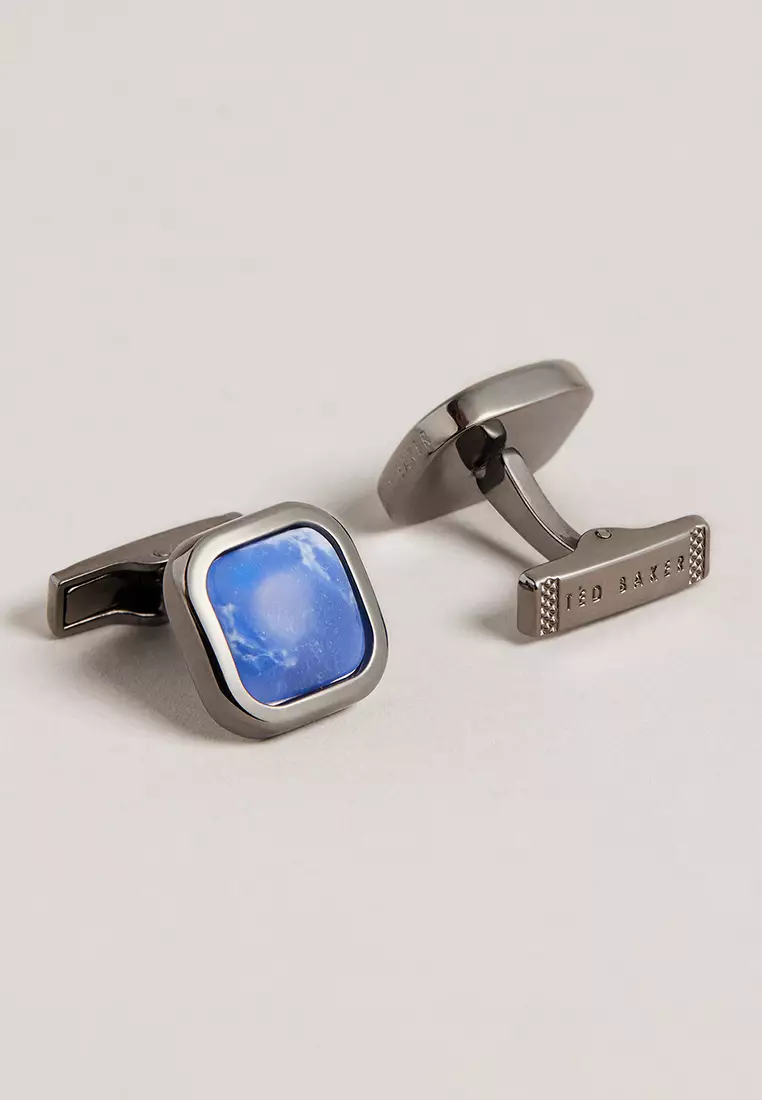 Buy Ted Baker Ted Baker Men's Marbled Marbled Cufflinks Online ZALORA