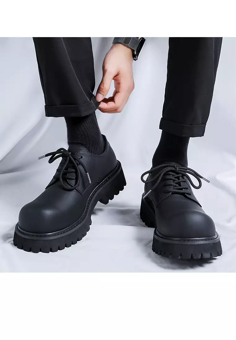 經典仿皮德比鞋 MC1026