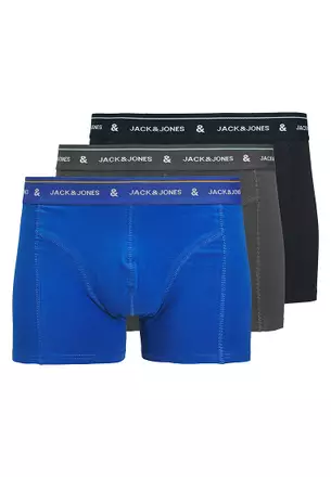 Jack & Jones Men's Jacsolid Trunks 3 Pack Op (Pack of 3