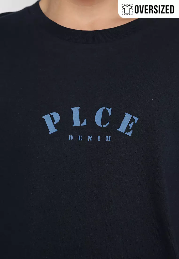 POLICE T-Shirt Cotton Oversized Pria 2079260051