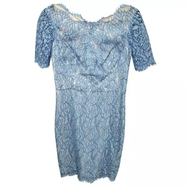 Baby blue designer sale dress