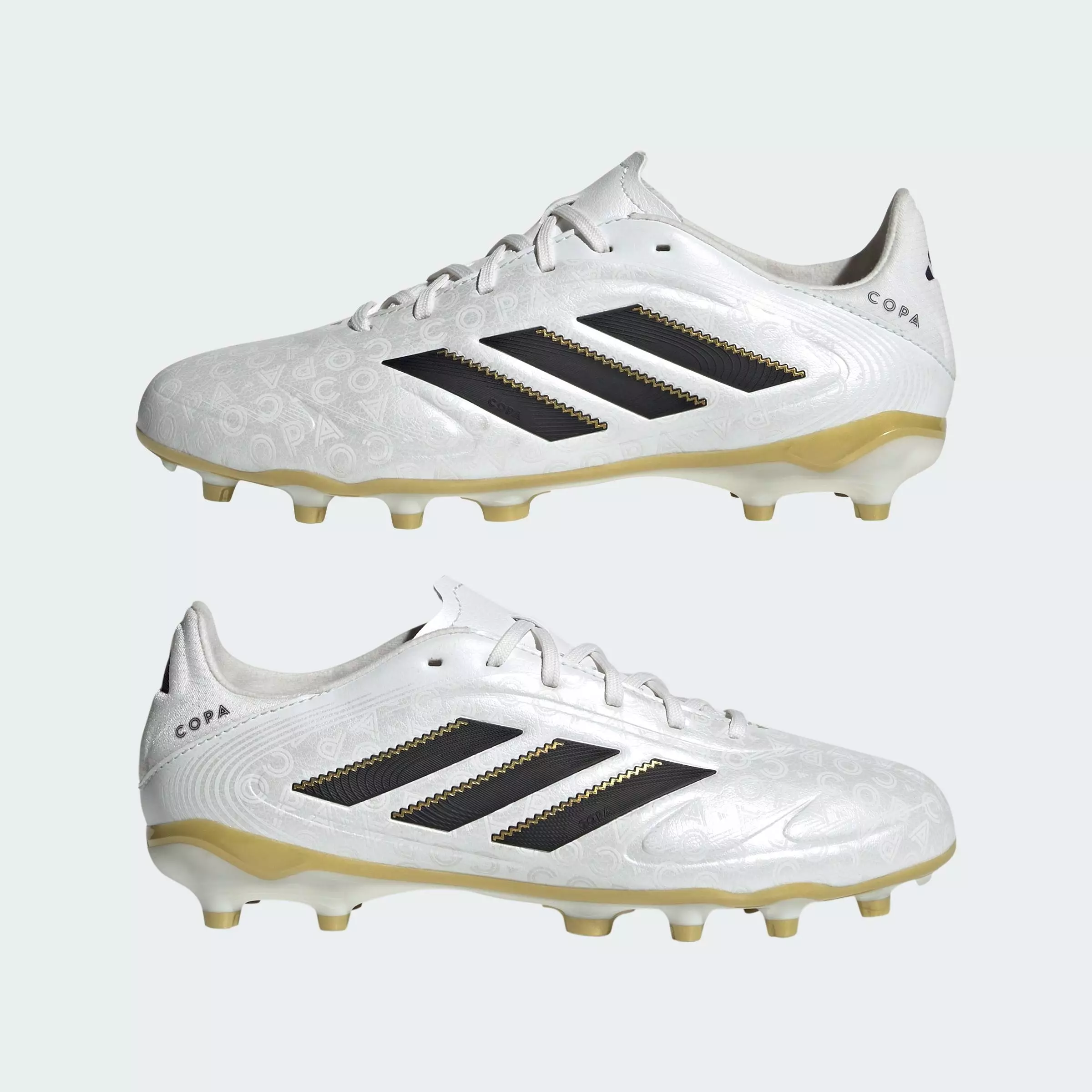 Football Copa Pure 3 League Firm/Multi-Ground Boots Kids Unisex White JR2887