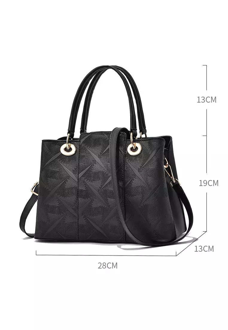 Women's Embossed 2-Ways Crossbody Bags Tote Bags