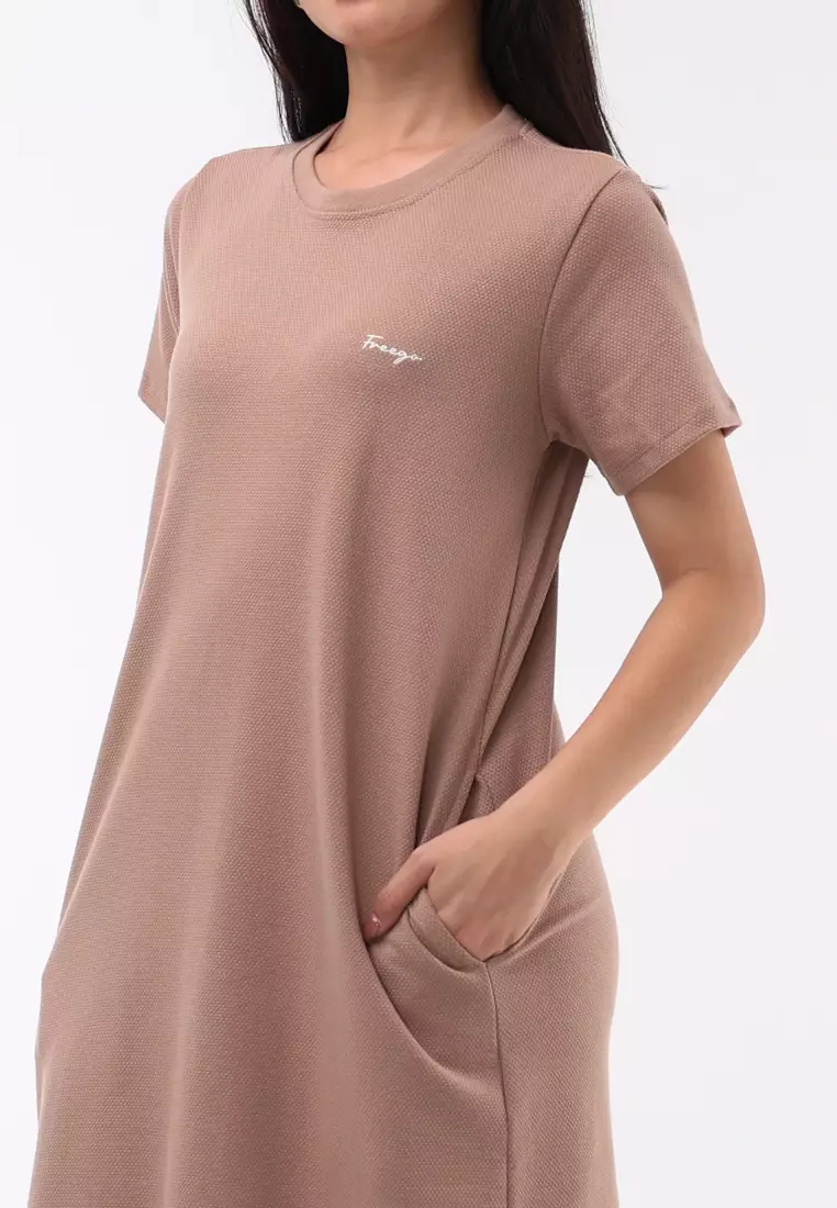 Jacquard Knits Short Sleeve Dress