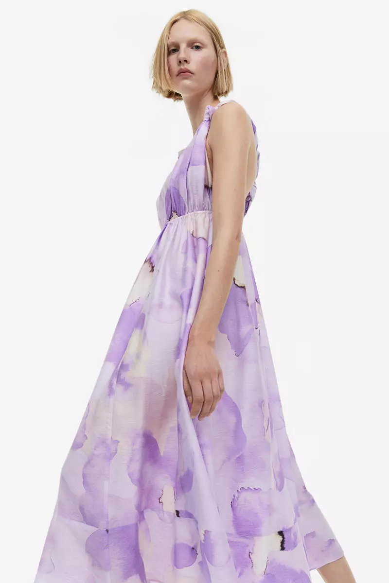 Buy H&M Lyocell-blend midi dress 2026 Online | ZALORA