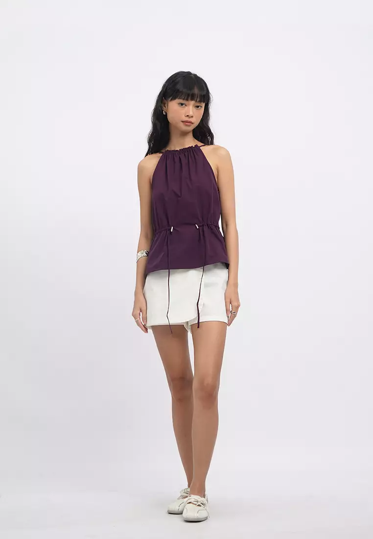 Halter Neck Sleeveless Top