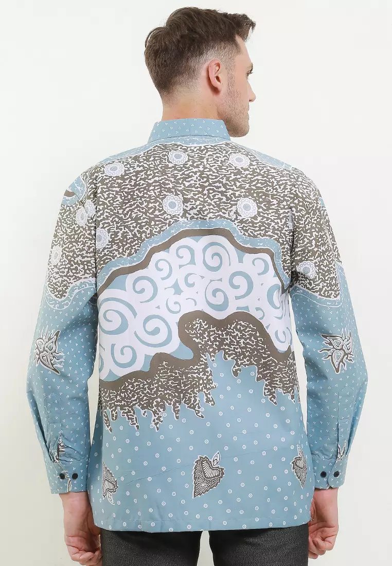 BATIK TALENTA EXCLUSIVE Lengan PANJANG TWOTONE MENDUNG